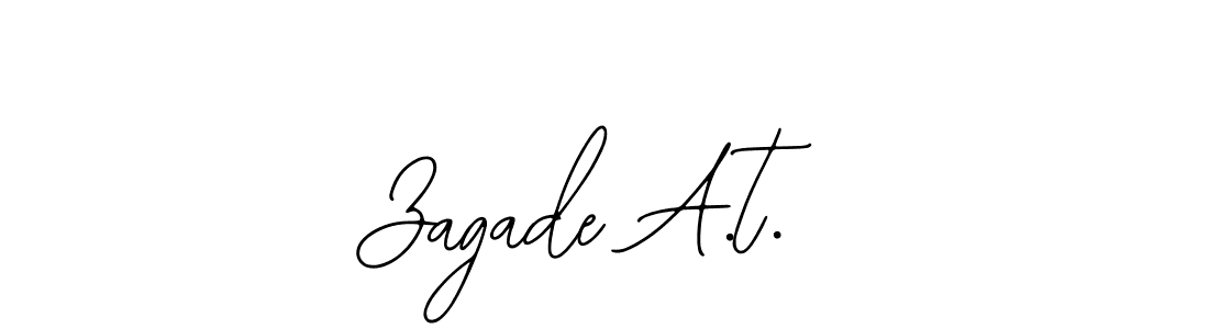 How to Draw Zagade A.t. signature style? Bearetta-2O07w is a latest design signature styles for name Zagade A.t.. Zagade A.t. signature style 12 images and pictures png