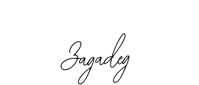 How to make Zagadeg signature? Bearetta-2O07w is a professional autograph style. Create handwritten signature for Zagadeg name. Zagadeg signature style 12 images and pictures png