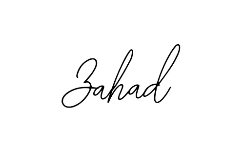 Similarly Bearetta-2O07w is the best handwritten signature design. Signature creator online .You can use it as an online autograph creator for name Zahad. Zahad signature style 12 images and pictures png