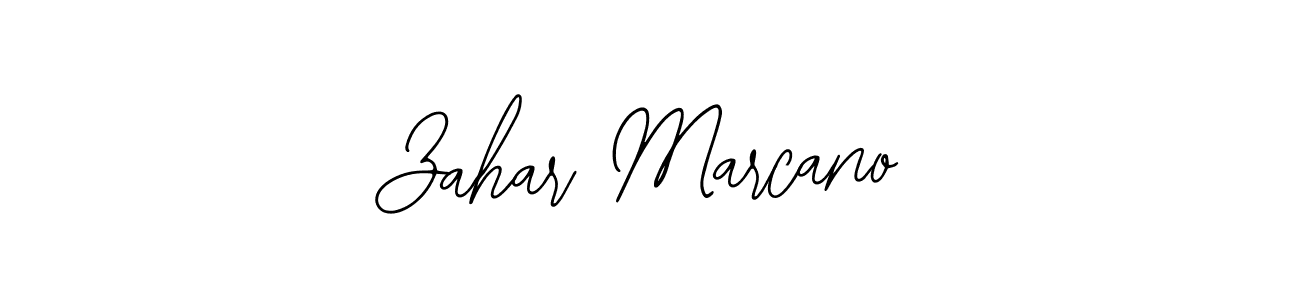 Create a beautiful signature design for name Zahar Marcano. With this signature (Bearetta-2O07w) fonts, you can make a handwritten signature for free. Zahar Marcano signature style 12 images and pictures png