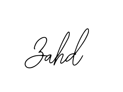 Create a beautiful signature design for name Zahd. With this signature (Bearetta-2O07w) fonts, you can make a handwritten signature for free. Zahd signature style 12 images and pictures png