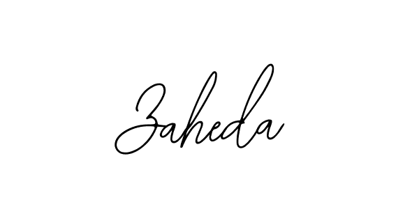 Also we have Zaheda name is the best signature style. Create professional handwritten signature collection using Bearetta-2O07w autograph style. Zaheda signature style 12 images and pictures png