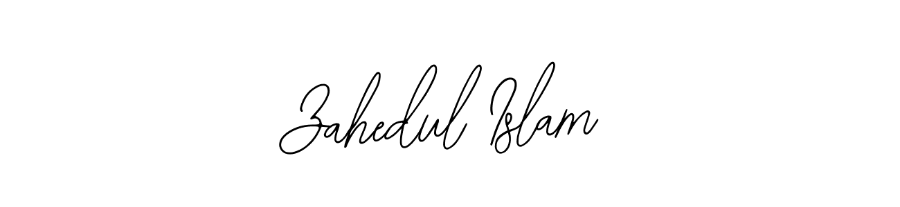 The best way (Bearetta-2O07w) to make a short signature is to pick only two or three words in your name. The name Zahedul Islam include a total of six letters. For converting this name. Zahedul Islam signature style 12 images and pictures png