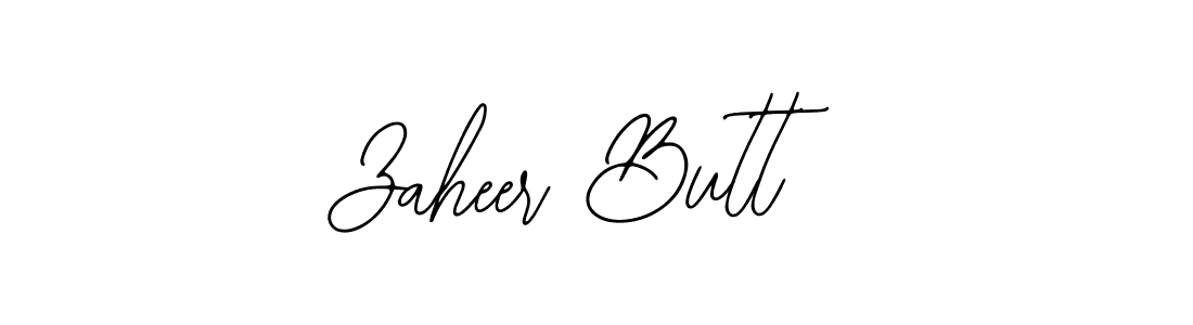 Make a beautiful signature design for name Zaheer Butt. With this signature (Bearetta-2O07w) style, you can create a handwritten signature for free. Zaheer Butt signature style 12 images and pictures png