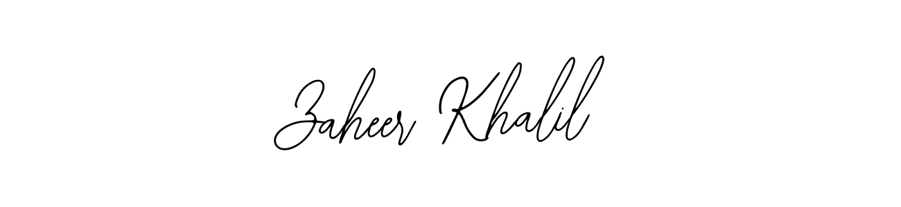 Best and Professional Signature Style for Zaheer Khalil. Bearetta-2O07w Best Signature Style Collection. Zaheer Khalil signature style 12 images and pictures png