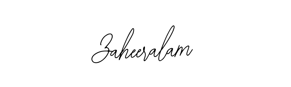 Also You can easily find your signature by using the search form. We will create Zaheeralam name handwritten signature images for you free of cost using Bearetta-2O07w sign style. Zaheeralam signature style 12 images and pictures png