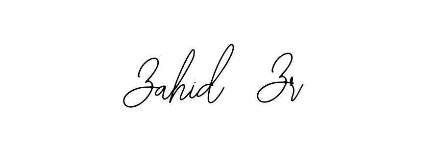 Design your own signature with our free online signature maker. With this signature software, you can create a handwritten (Bearetta-2O07w) signature for name Zahid  Zr. Zahid  Zr signature style 12 images and pictures png