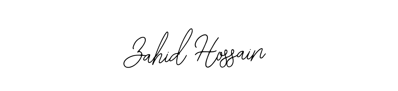 Also we have Zahid Hossain name is the best signature style. Create professional handwritten signature collection using Bearetta-2O07w autograph style. Zahid Hossain signature style 12 images and pictures png