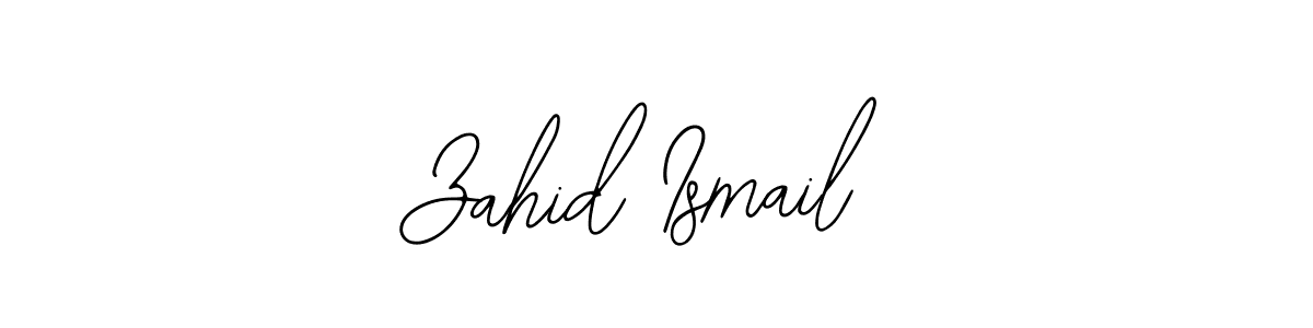 Create a beautiful signature design for name Zahid Ismail. With this signature (Bearetta-2O07w) fonts, you can make a handwritten signature for free. Zahid Ismail signature style 12 images and pictures png