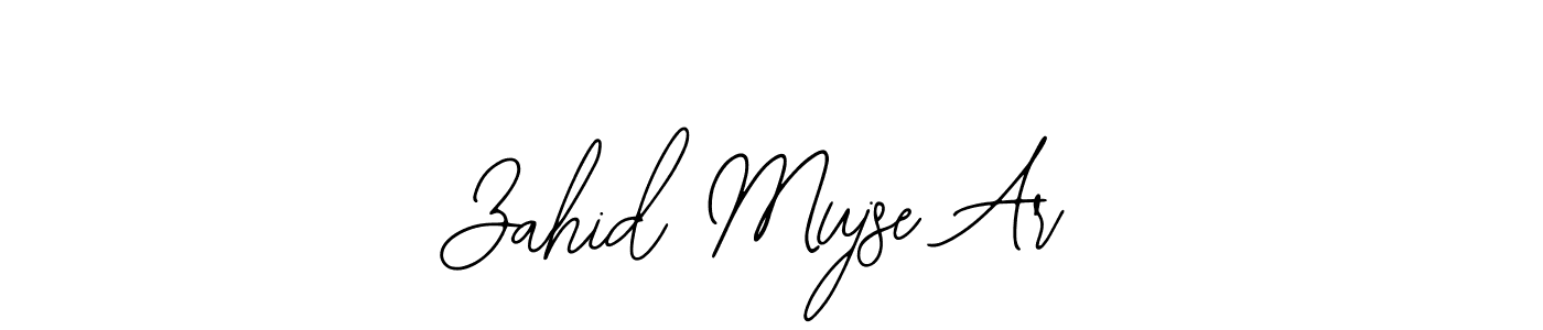 Zahid Mujse Ar stylish signature style. Best Handwritten Sign (Bearetta-2O07w) for my name. Handwritten Signature Collection Ideas for my name Zahid Mujse Ar. Zahid Mujse Ar signature style 12 images and pictures png