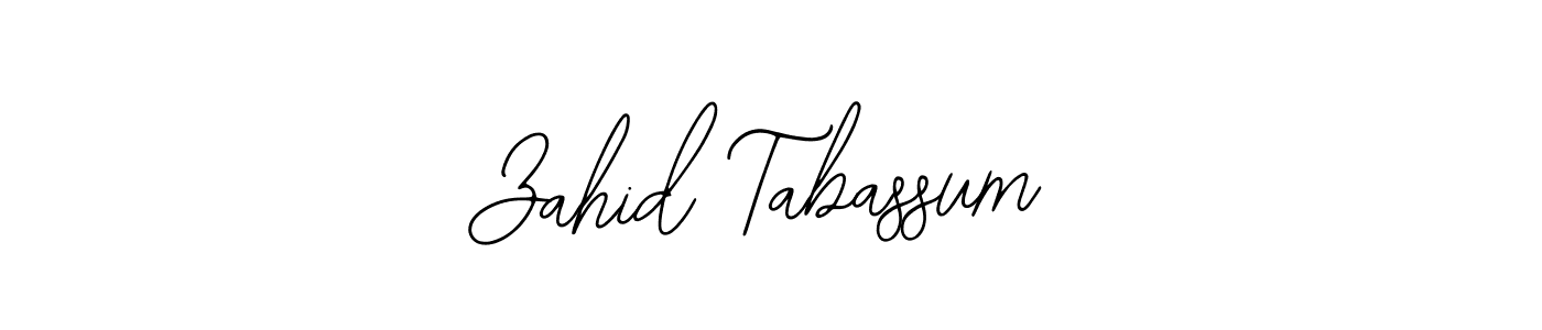 Make a beautiful signature design for name Zahid Tabassum. With this signature (Bearetta-2O07w) style, you can create a handwritten signature for free. Zahid Tabassum signature style 12 images and pictures png