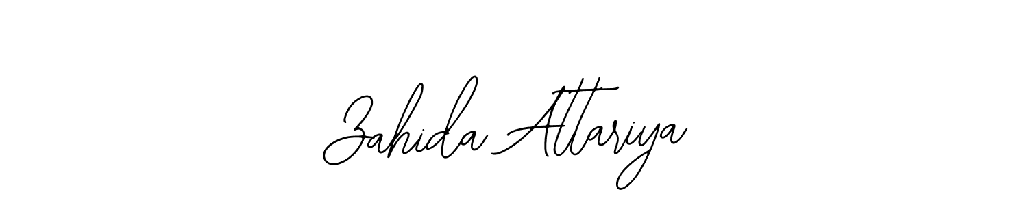 Zahida Attariya stylish signature style. Best Handwritten Sign (Bearetta-2O07w) for my name. Handwritten Signature Collection Ideas for my name Zahida Attariya. Zahida Attariya signature style 12 images and pictures png