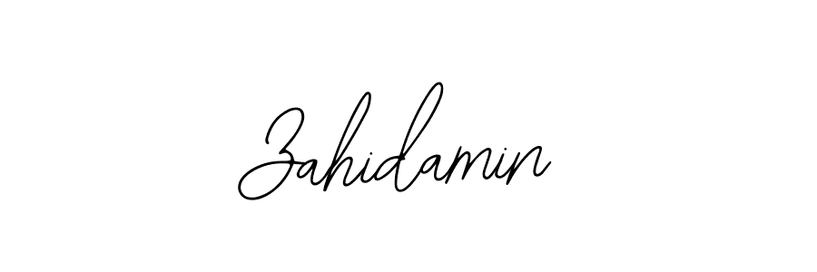 Design your own signature with our free online signature maker. With this signature software, you can create a handwritten (Bearetta-2O07w) signature for name Zahidamin. Zahidamin signature style 12 images and pictures png