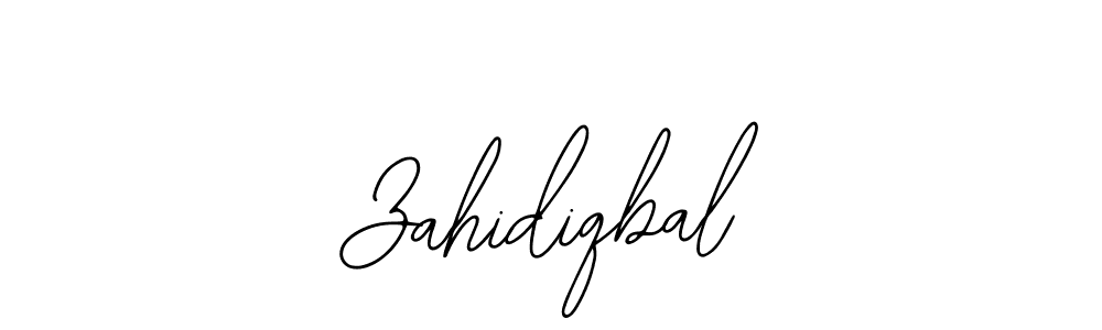 Use a signature maker to create a handwritten signature online. With this signature software, you can design (Bearetta-2O07w) your own signature for name Zahidiqbal. Zahidiqbal signature style 12 images and pictures png