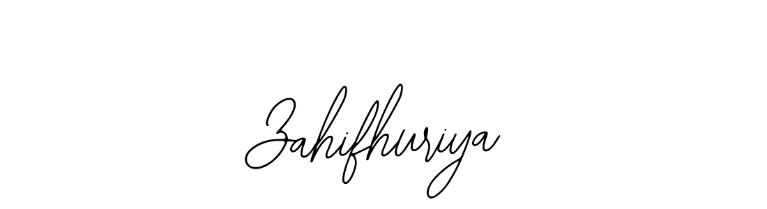 How to Draw Zahifhuriya signature style? Bearetta-2O07w is a latest design signature styles for name Zahifhuriya. Zahifhuriya signature style 12 images and pictures png