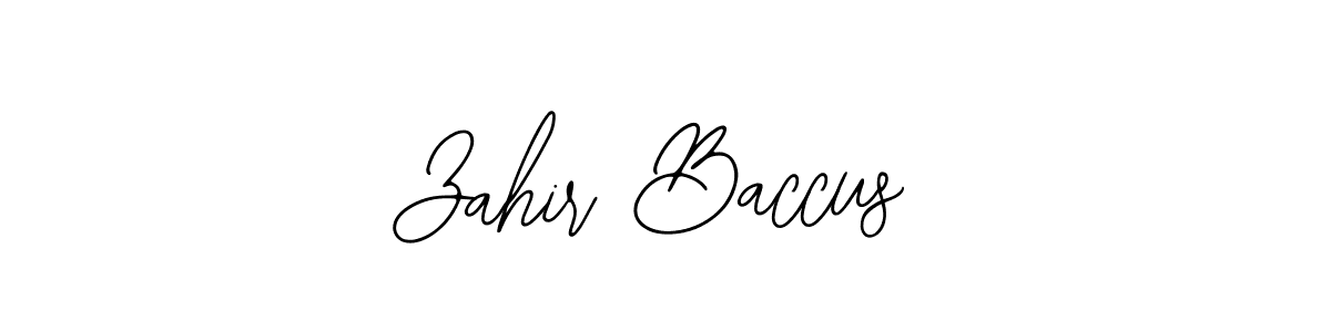 Make a beautiful signature design for name Zahir Baccus. Use this online signature maker to create a handwritten signature for free. Zahir Baccus signature style 12 images and pictures png
