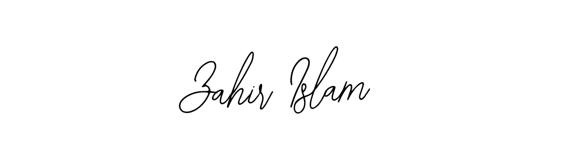 Design your own signature with our free online signature maker. With this signature software, you can create a handwritten (Bearetta-2O07w) signature for name Zahir Islam. Zahir Islam signature style 12 images and pictures png