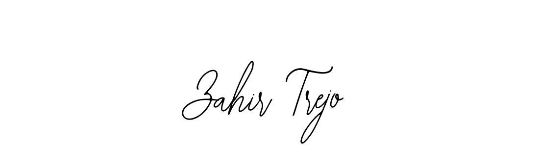How to make Zahir Trejo signature? Bearetta-2O07w is a professional autograph style. Create handwritten signature for Zahir Trejo name. Zahir Trejo signature style 12 images and pictures png