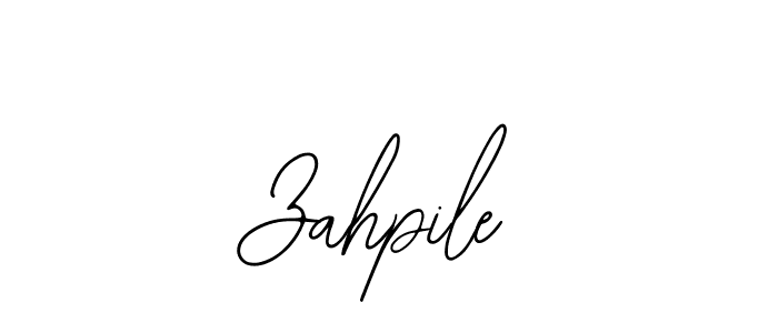 Bearetta-2O07w is a professional signature style that is perfect for those who want to add a touch of class to their signature. It is also a great choice for those who want to make their signature more unique. Get Zahpile name to fancy signature for free. Zahpile signature style 12 images and pictures png