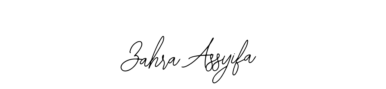 Make a beautiful signature design for name Zahra Assyifa. Use this online signature maker to create a handwritten signature for free. Zahra Assyifa signature style 12 images and pictures png