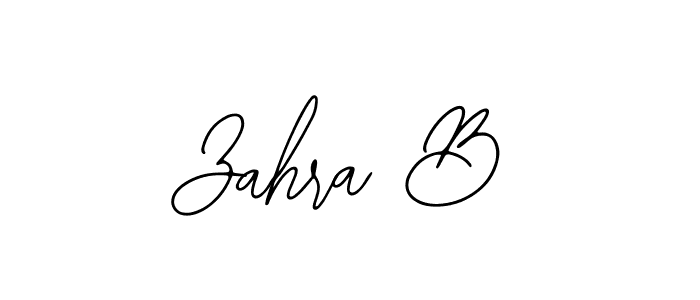 How to Draw Zahra B signature style? Bearetta-2O07w is a latest design signature styles for name Zahra B. Zahra B signature style 12 images and pictures png