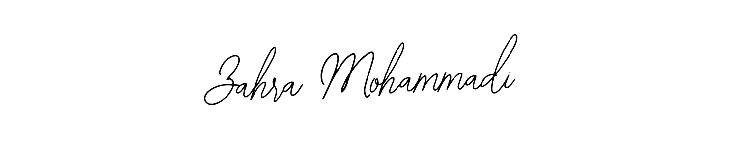 It looks lik you need a new signature style for name Zahra Mohammadi. Design unique handwritten (Bearetta-2O07w) signature with our free signature maker in just a few clicks. Zahra Mohammadi signature style 12 images and pictures png
