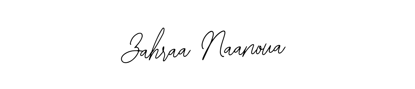 Create a beautiful signature design for name Zahraa Naanoua. With this signature (Bearetta-2O07w) fonts, you can make a handwritten signature for free. Zahraa Naanoua signature style 12 images and pictures png