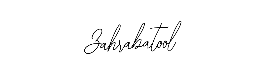 Make a short Zahrabatool signature style. Manage your documents anywhere anytime using Bearetta-2O07w. Create and add eSignatures, submit forms, share and send files easily. Zahrabatool signature style 12 images and pictures png