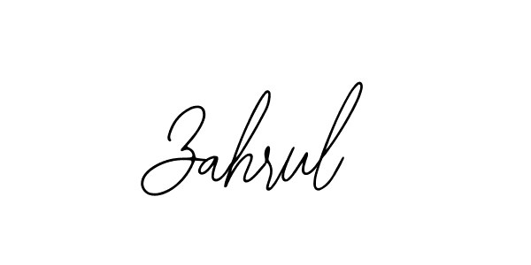 Also we have Zahrul name is the best signature style. Create professional handwritten signature collection using Bearetta-2O07w autograph style. Zahrul signature style 12 images and pictures png