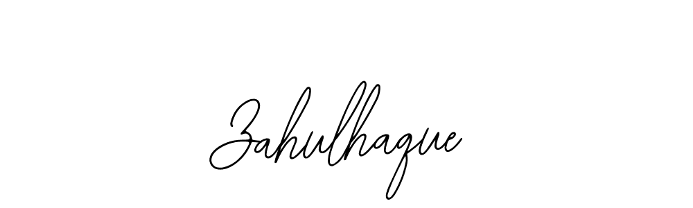 Design your own signature with our free online signature maker. With this signature software, you can create a handwritten (Bearetta-2O07w) signature for name Zahulhaque. Zahulhaque signature style 12 images and pictures png