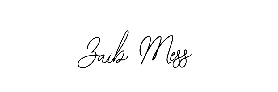 Similarly Bearetta-2O07w is the best handwritten signature design. Signature creator online .You can use it as an online autograph creator for name Zaib Mess. Zaib Mess signature style 12 images and pictures png