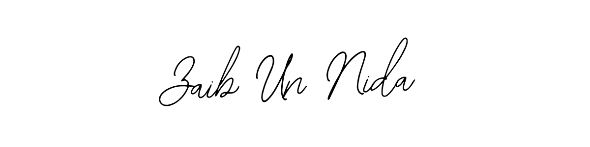 Make a beautiful signature design for name Zaib Un Nida. Use this online signature maker to create a handwritten signature for free. Zaib Un Nida signature style 12 images and pictures png