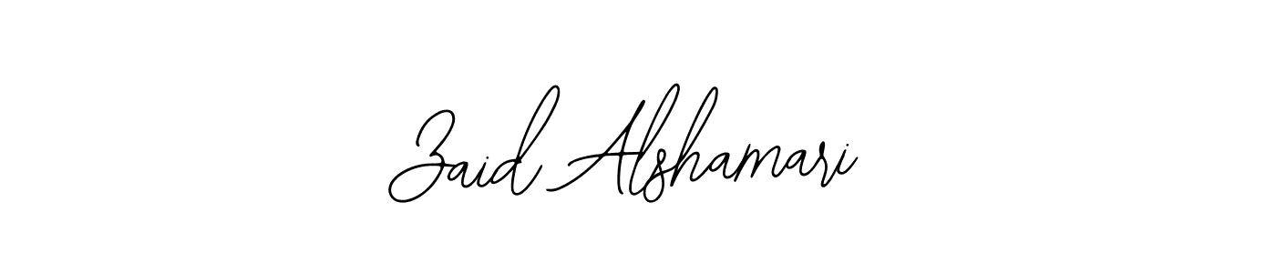 How to make Zaid Alshamari signature? Bearetta-2O07w is a professional autograph style. Create handwritten signature for Zaid Alshamari name. Zaid Alshamari signature style 12 images and pictures png