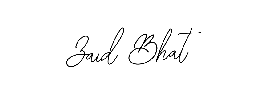 Here are the top 10 professional signature styles for the name Zaid Bhat. These are the best autograph styles you can use for your name. Zaid Bhat signature style 12 images and pictures png