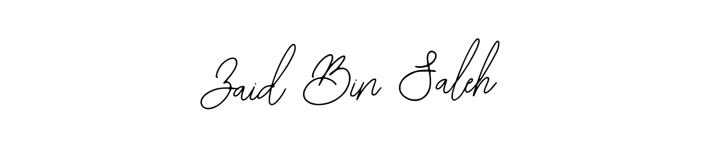 How to Draw Zaid Bin Saleh signature style? Bearetta-2O07w is a latest design signature styles for name Zaid Bin Saleh. Zaid Bin Saleh signature style 12 images and pictures png