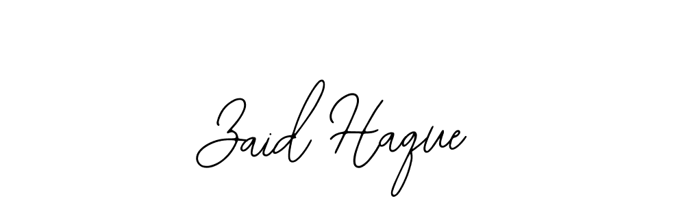 Make a beautiful signature design for name Zaid Haque. Use this online signature maker to create a handwritten signature for free. Zaid Haque signature style 12 images and pictures png