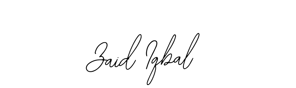 Also we have Zaid Iqbal name is the best signature style. Create professional handwritten signature collection using Bearetta-2O07w autograph style. Zaid Iqbal signature style 12 images and pictures png