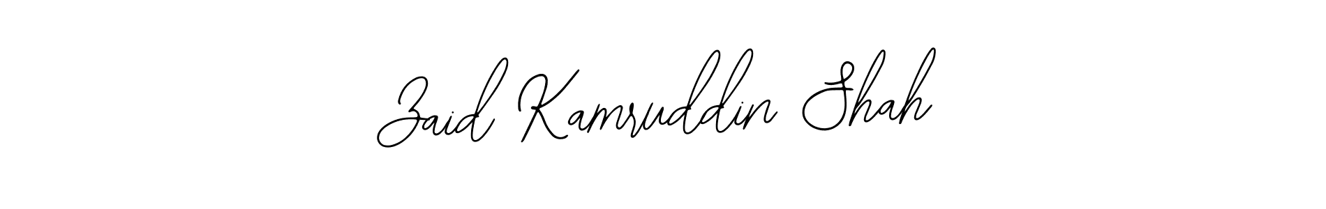 You should practise on your own different ways (Bearetta-2O07w) to write your name (Zaid Kamruddin Shah) in signature. don't let someone else do it for you. Zaid Kamruddin Shah signature style 12 images and pictures png