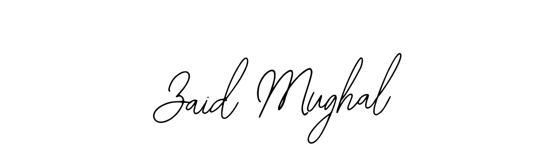 Create a beautiful signature design for name Zaid Mughal. With this signature (Bearetta-2O07w) fonts, you can make a handwritten signature for free. Zaid Mughal signature style 12 images and pictures png