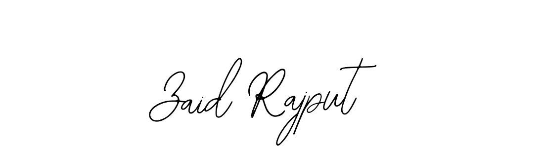 How to make Zaid Rajput signature? Bearetta-2O07w is a professional autograph style. Create handwritten signature for Zaid Rajput name. Zaid Rajput signature style 12 images and pictures png