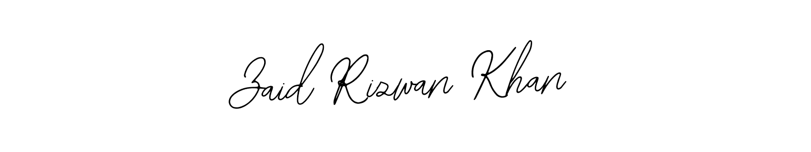 Also we have Zaid Rizwan Khan name is the best signature style. Create professional handwritten signature collection using Bearetta-2O07w autograph style. Zaid Rizwan Khan signature style 12 images and pictures png