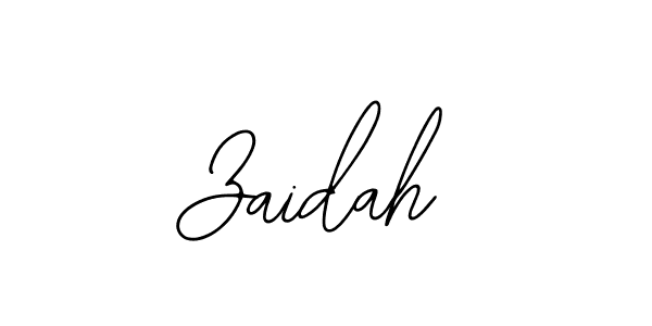 Make a beautiful signature design for name Zaidah. Use this online signature maker to create a handwritten signature for free. Zaidah signature style 12 images and pictures png