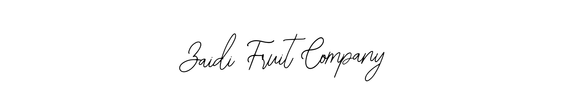 The best way (Bearetta-2O07w) to make a short signature is to pick only two or three words in your name. The name Zaidi Fruit Company include a total of six letters. For converting this name. Zaidi Fruit Company signature style 12 images and pictures png