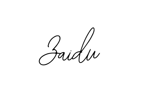 The best way (Bearetta-2O07w) to make a short signature is to pick only two or three words in your name. The name Zaidu include a total of six letters. For converting this name. Zaidu signature style 12 images and pictures png