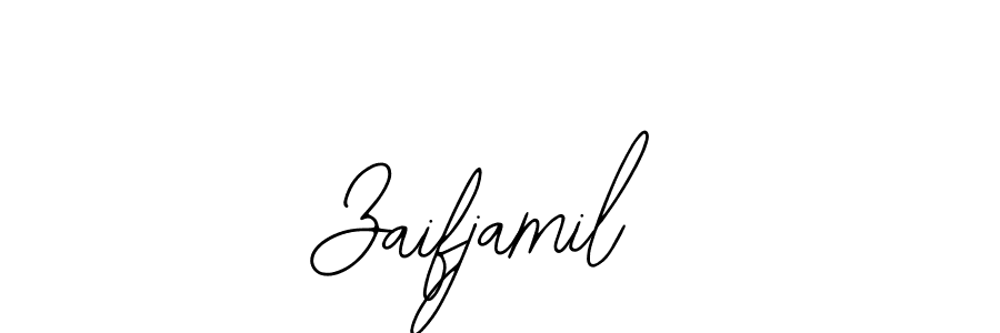 How to make Zaifjamil signature? Bearetta-2O07w is a professional autograph style. Create handwritten signature for Zaifjamil name. Zaifjamil signature style 12 images and pictures png