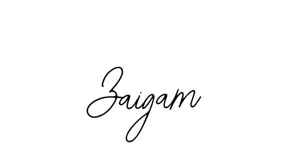 You can use this online signature creator to create a handwritten signature for the name Zaigam. This is the best online autograph maker. Zaigam signature style 12 images and pictures png
