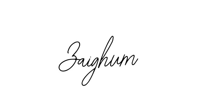 You should practise on your own different ways (Bearetta-2O07w) to write your name (Zaighum) in signature. don't let someone else do it for you. Zaighum signature style 12 images and pictures png