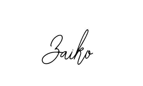 Make a beautiful signature design for name Zaiko. With this signature (Bearetta-2O07w) style, you can create a handwritten signature for free. Zaiko signature style 12 images and pictures png