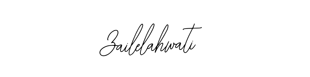 if you are searching for the best signature style for your name Zailelahwati. so please give up your signature search. here we have designed multiple signature styles  using Bearetta-2O07w. Zailelahwati signature style 12 images and pictures png