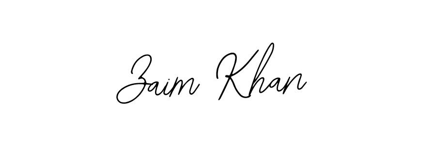 Similarly Bearetta-2O07w is the best handwritten signature design. Signature creator online .You can use it as an online autograph creator for name Zaim Khan. Zaim Khan signature style 12 images and pictures png